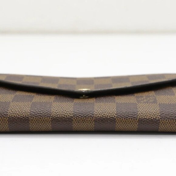 Louis Vuitton Damier Ebene Sarah Long Wallet - Picture 6 of 15